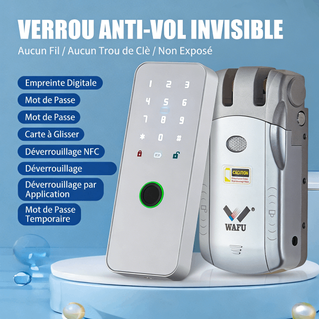 Affichage des icônes des différents modes de déverrouillage