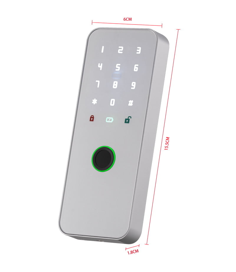 Paramètres dimensionnels de la clé de la serrure