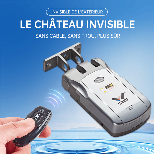 WF‑019 serrure invisible, totalement cachée depuis l’extérieur