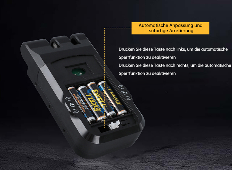 WF‑026 interrupteur DIP de l’auto‑lock