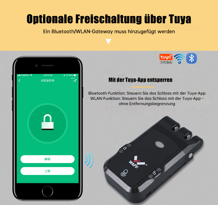 WF‑026 option App Tuya Bluetooth/Wi‑Fi