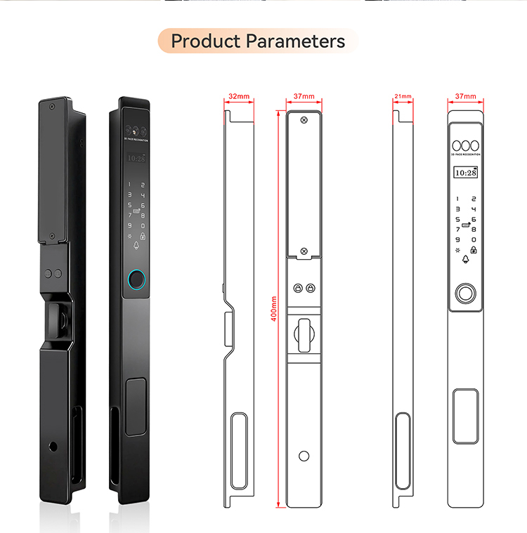 Corps de serrure semi-automatique — silencieux et durable