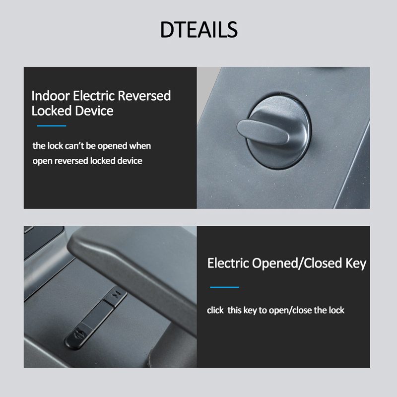 WF‑MY4 détail du bouton intérieur de verrouillage électrique