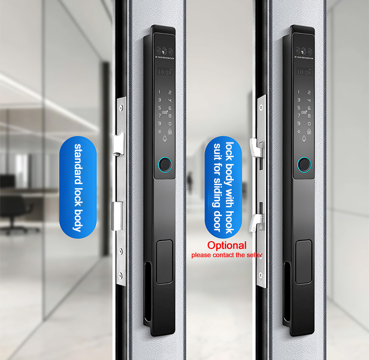 Serrure aluminium WF-021 entièrement automatique avec visage 3D et veine palmaire | Détails et configuration du produit 13