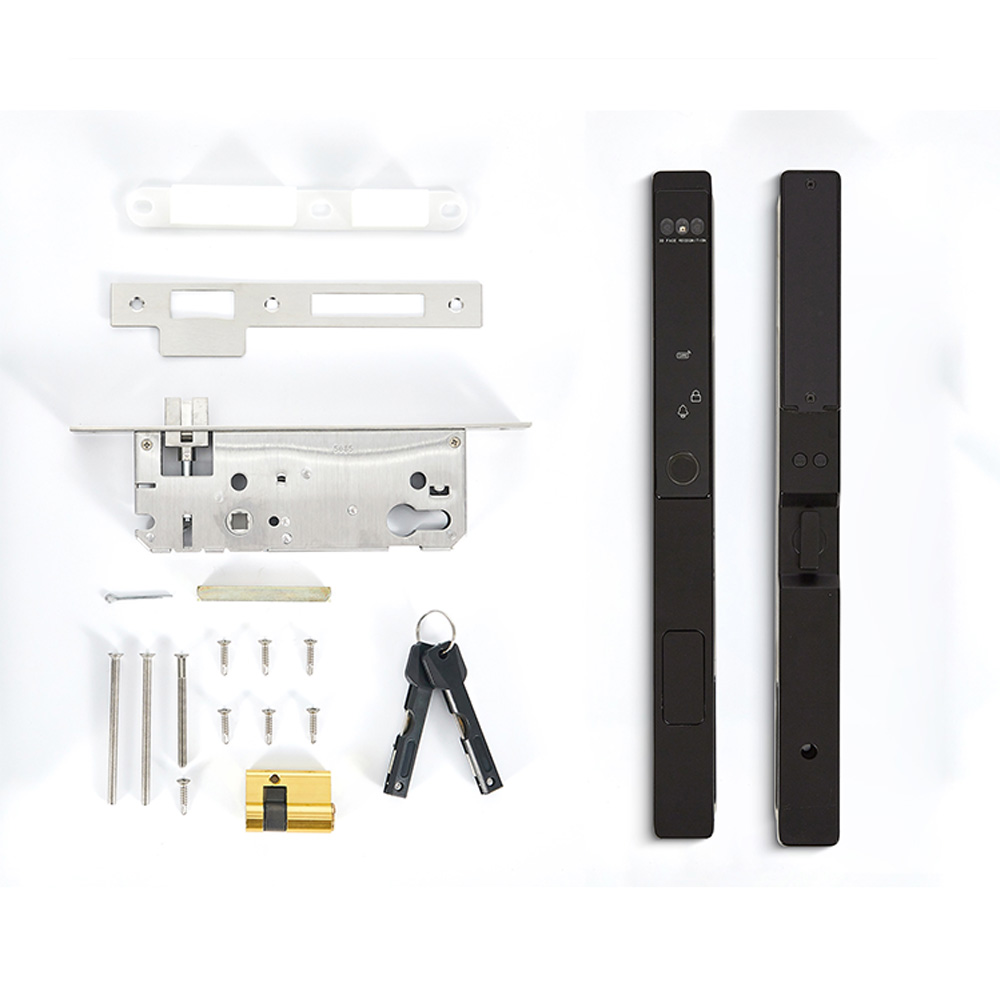 Serrure aluminium WF-021 entièrement automatique avec visage 3D et veine palmaire | Photo du produit 5