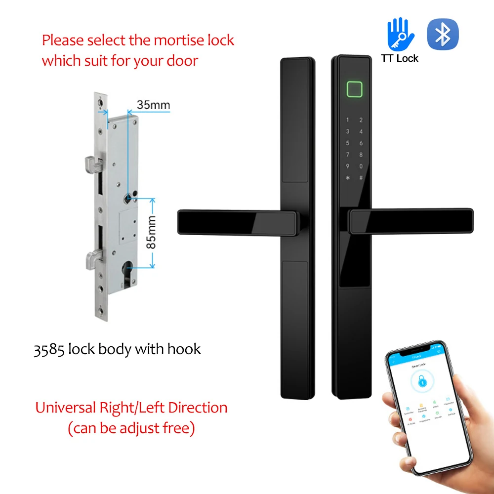 WAFU WF-023 lock body and configuration guide | SKU image 1