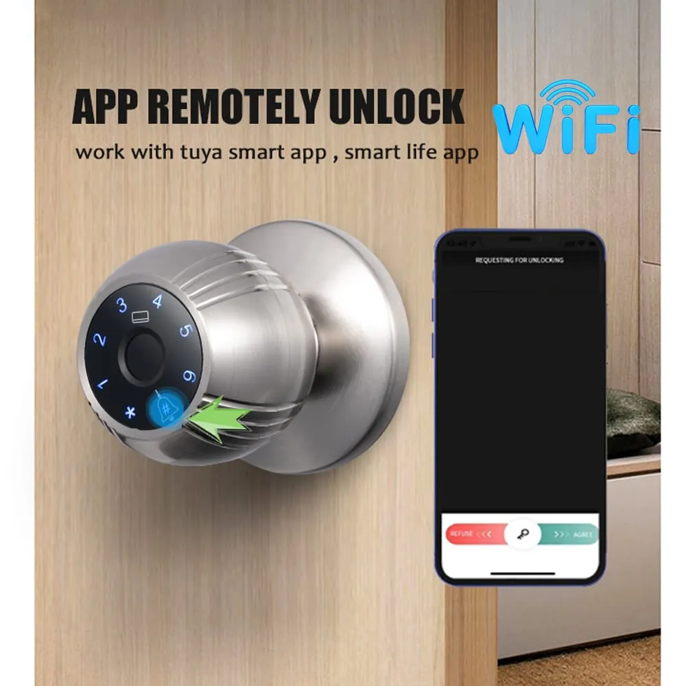 WF‑Q7 déverrouillage à distance via App Wi‑Fi